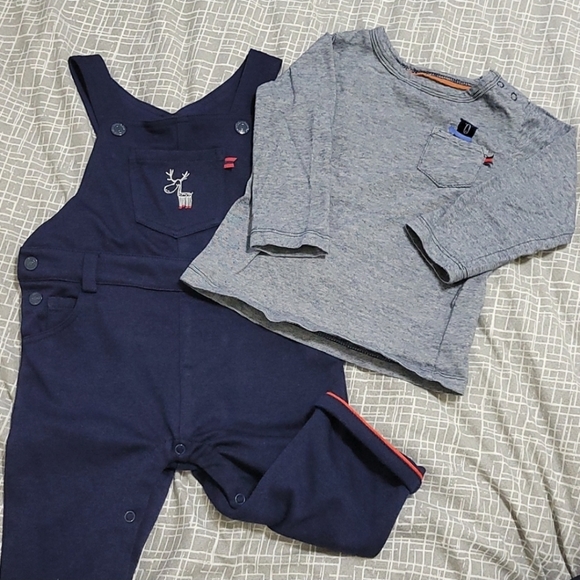 Cacharel/Tetine/Cadet Rousselle - Lot of 3 high-end French outfits (12-18m) - Picture 7 of 12